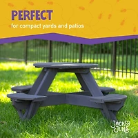 Jack & June Kids' Circular Cedar Picnic Table