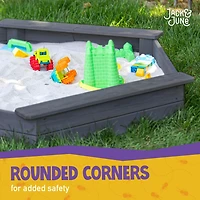 Jack & June Hexagonal Cedar Sand Box Playset