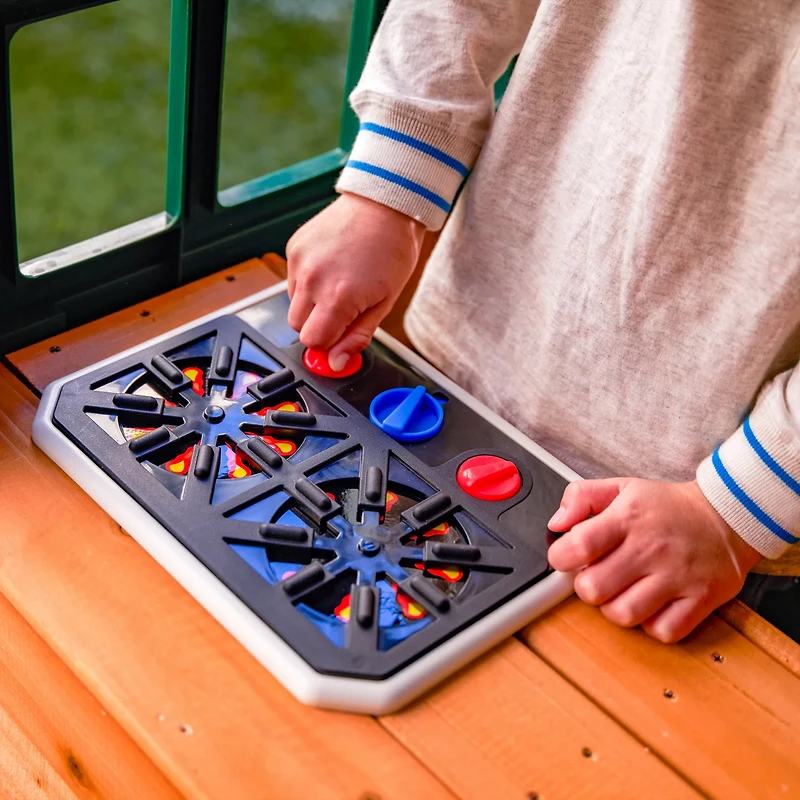 KidKraft Atlas Point Wooden Outdoor Swing Set/Playset