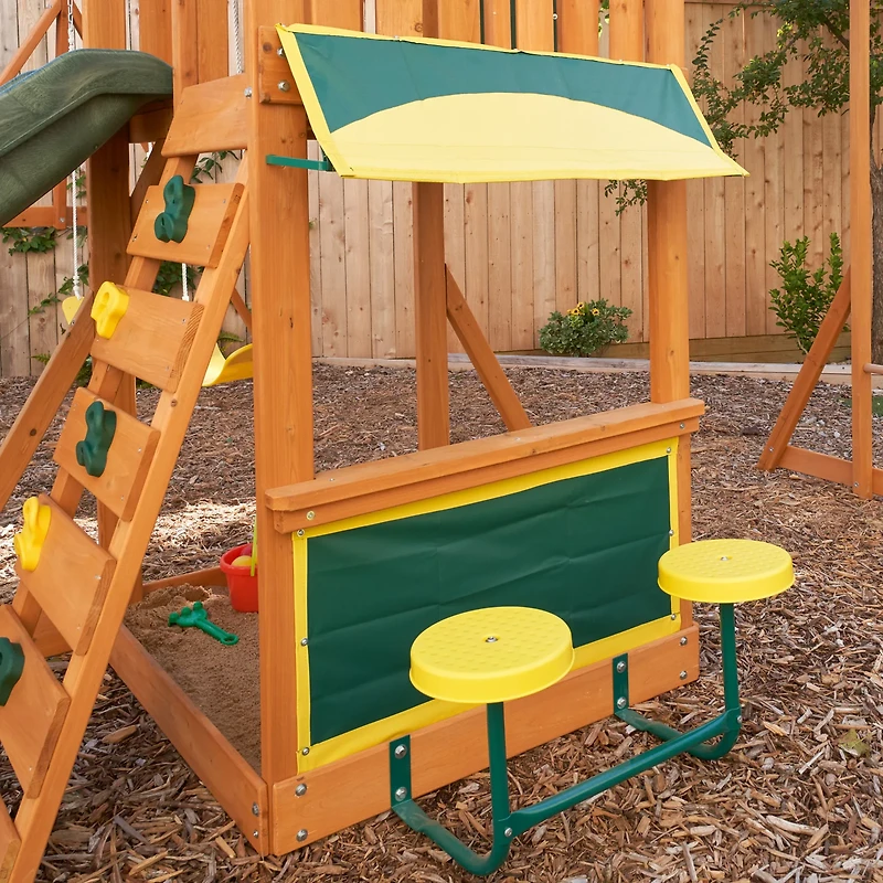KidKraft Brightside Wooden Swing Set/Playset