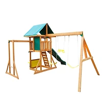 KidKraft Brightside Wooden Swing Set/Playset