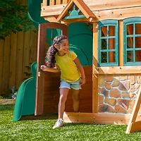KidKraft Buffalo Crossing Wooden Swing Set