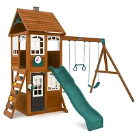 KidKraft Kennedy Springs Wooden Swing Set