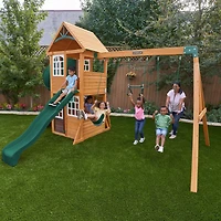 KidKraft Serpentine Falls Wooden Swing Set/Playset