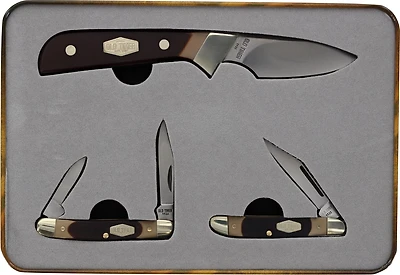 Old Timer 3-Piece Knife Gift Tin Set