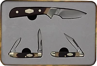 Old Timer 3-Piece Knife Gift Tin Set