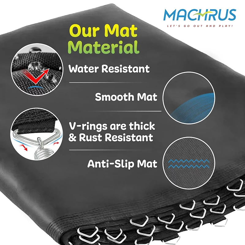 Machrus Upper Bounce 12 ft Round Trampoline Replacement Mat