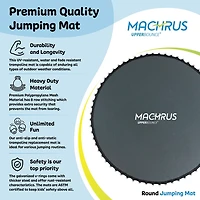 Machrus Upper Bounce 40 inch Round Mini Trampoline Replacement Mat