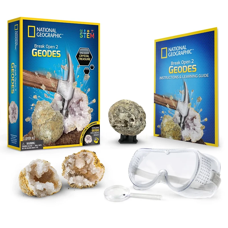 National Geographic Break Your Own Geode - 2pc