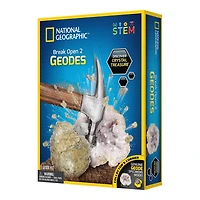 National Geographic Break Your Own Geode 2-Piece Kit