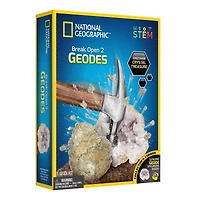 National Geographic Break Your Own Geode 2-Piece Kit
