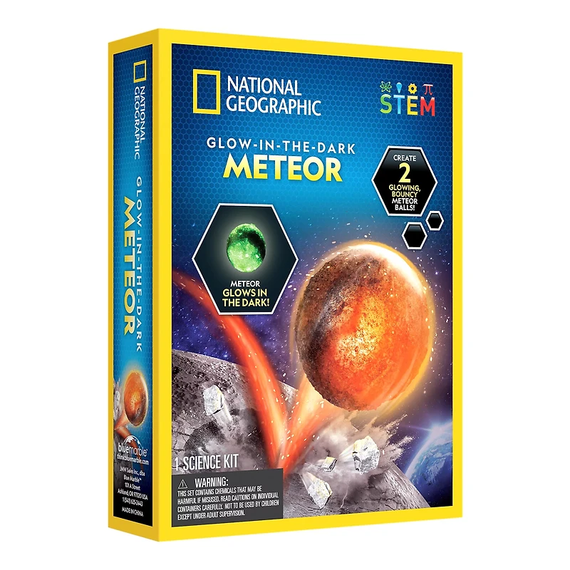 National Geographic Glow -In-The-Dark Meteor Science Kit