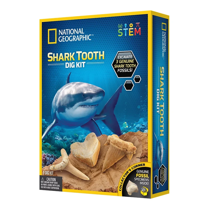 National Geographic Shark Tooth Dig Kit