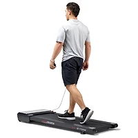 Sunny Health & Fitness Sleek Stride Smart Compact Auto Incline Treadpad Treadmill