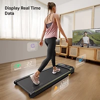 Urevo E4S Under Desk Smart Walking Pad Treadmill Working with Urevo App