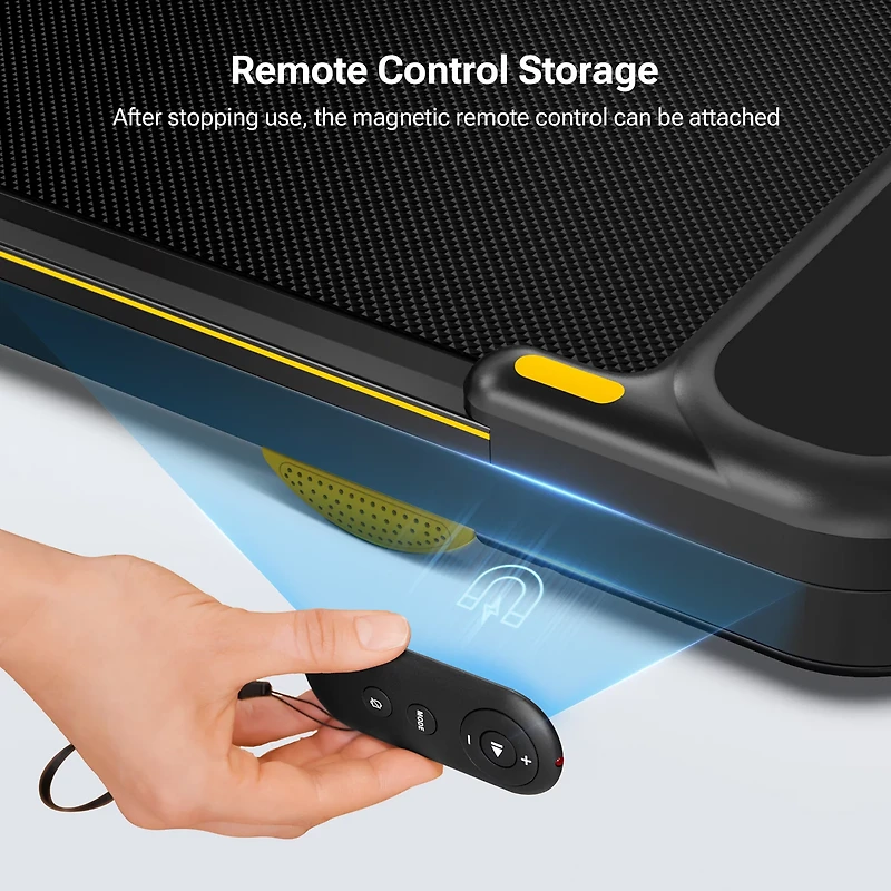 Urevo E4S Under Desk Smart Walking Pad Treadmill Working with Urevo App