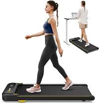 Urevo E4S Under Desk Smart Walking Pad Treadmill Working with Urevo App