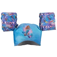 SwimWays Girls' Disney The Little Mermaid Ariel LS2 Puddle Jumper 2-in-1 Swim Trainer