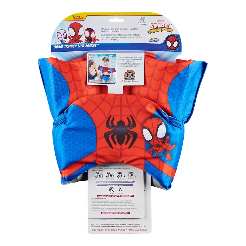 Swimways L2S Puddle Jumper - Spiderman