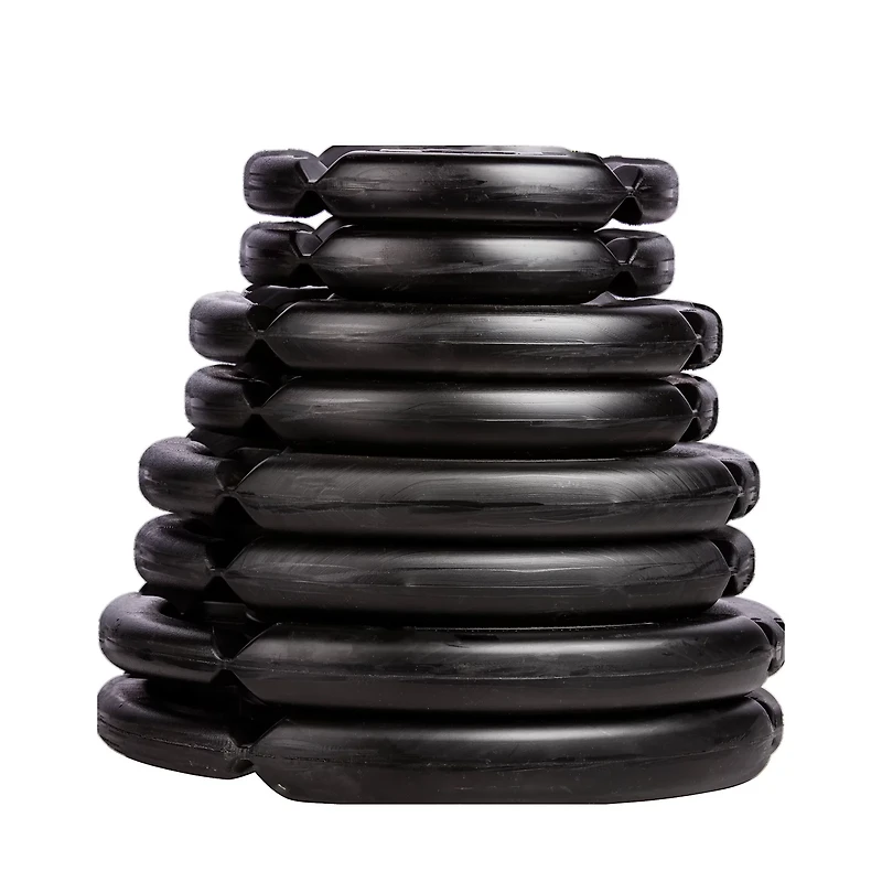 The Step Fitness Adjustable 60 lb Barbell Weight Set