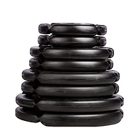 The Step Fitness Adjustable 60 lb Barbell Weight Set