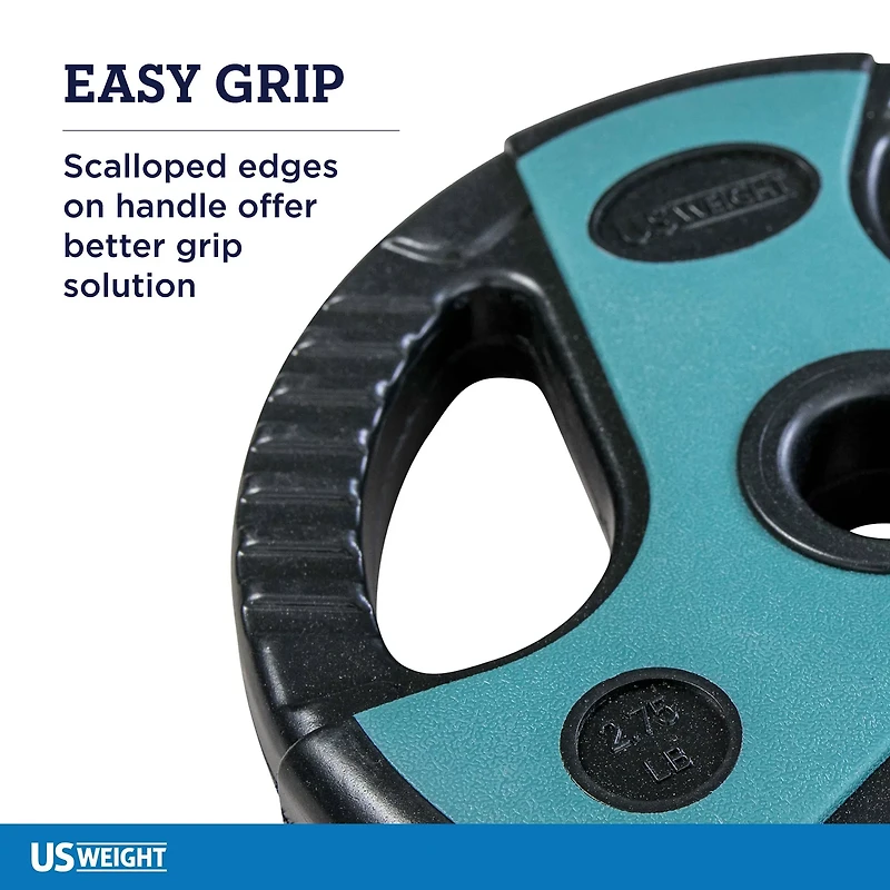 US Weight 54 lb Barbell Weight Set with 55 in Bar