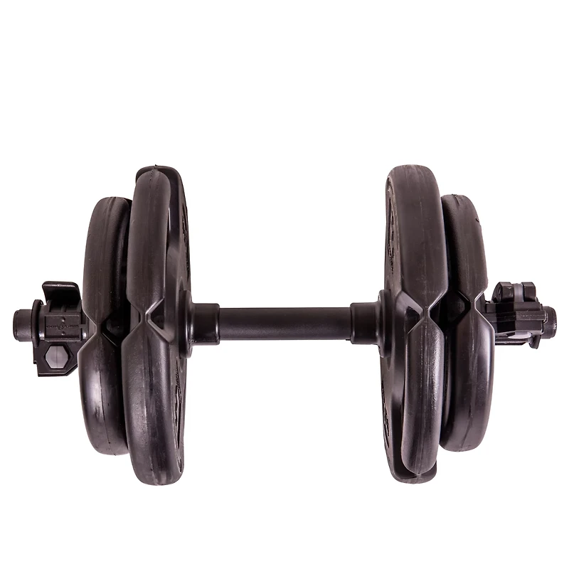 The Step Fitness 35 lb Adjustable Dumbbell Set