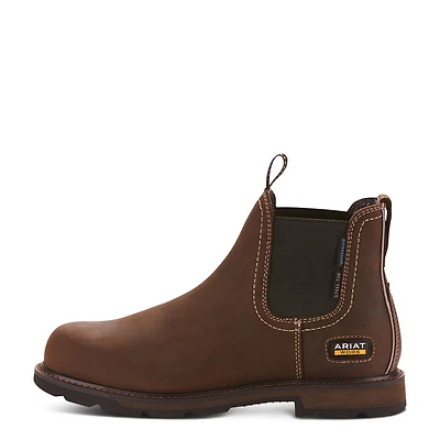 Ariat Men's Groundbreaker Chelsea Waterproof Steel Toe Work Boots