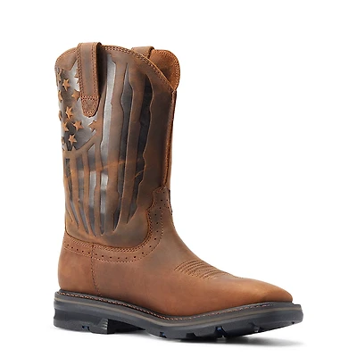 Ariat Men's Hybrid Patriot Waterproof Western Boots