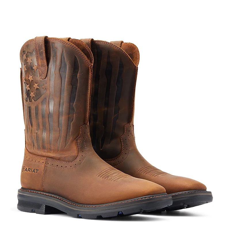 Ariat Men's Hybrid Patriot Waterproof Western Boots