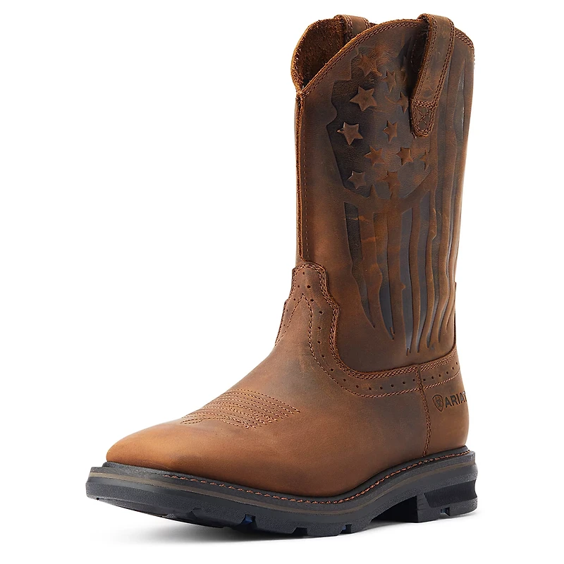 Ariat Men's Hybrid Patriot Waterproof Western Boots