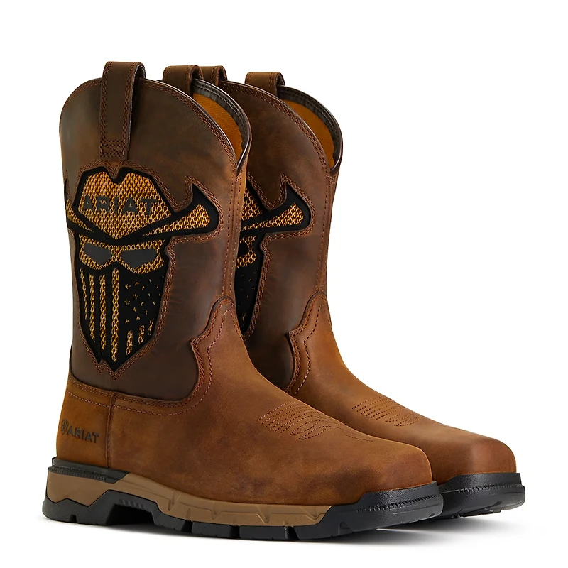 Ariat Men's Round Up Southwest StretchFit Western Boots