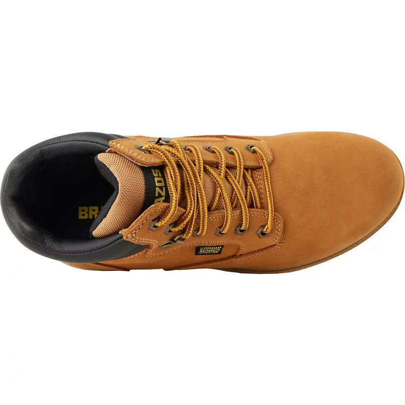 Brazos Men's Waterproof Nubuck Work Boots