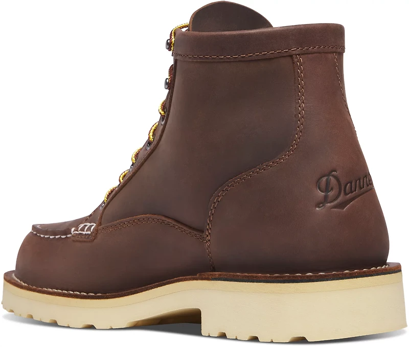 Danner Mens Bull Run Moc Toe Heel Work Boots