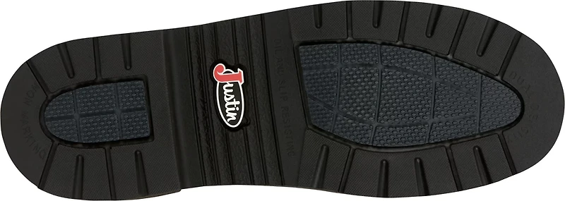 Justin Men's 10 in Carbide Steel Toe Pull-On Work Boots