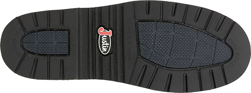 Justin Men's 8 in Rivot Steel Toe Lace-Up Work Boots