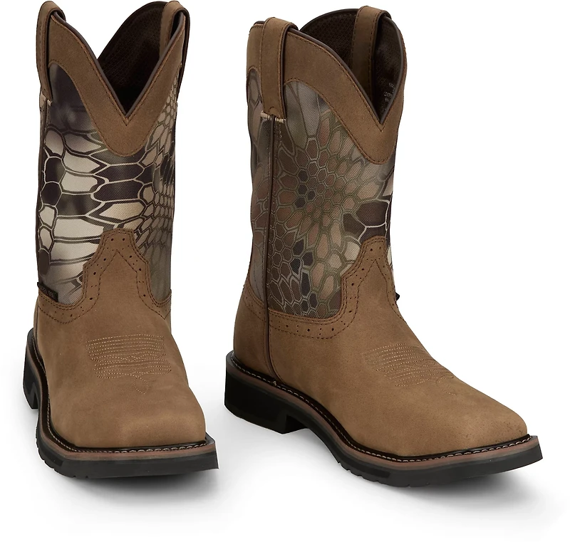 Justin Men's Stampede Kryptek Boots