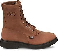 Justin Originals Men's Livestock Lace-Up 8 in Boots
