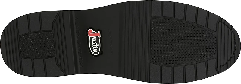 Justin Originals Men's Round-Up Waterproof Pull On 10 in Boots