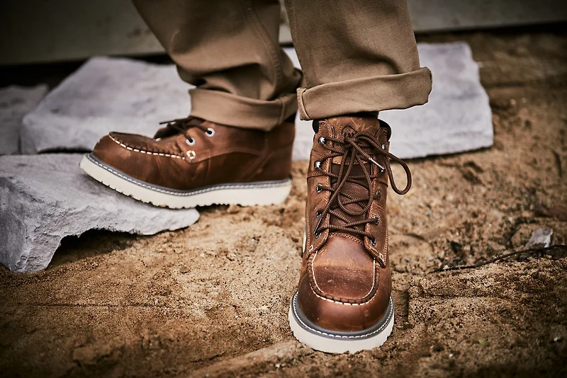 Wolverine Mens Tradesman Wedge Moc Toe Work Boots