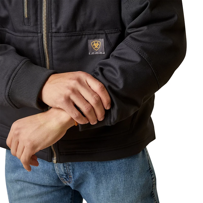 Ariat Men's Rebar Stretch Canvas Bomber Jacket