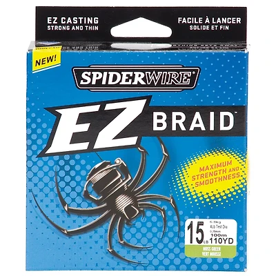 Spiderwire EZ Braid 15 lb - 110 yards Braided Fishing Line