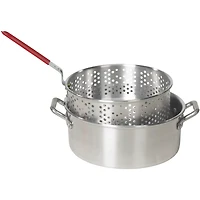 Outdoor Gourmet 10 qt Deluxe Pan and Basket