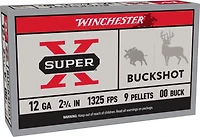 Winchester Super-X Buckshot Load 12 Gauge Shotshells