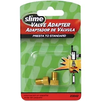 Slime Valve Adapters Presta to Standard 2-Pack
