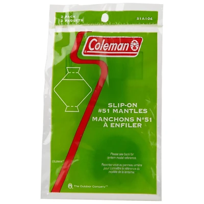 Coleman® Slip-On Rosette #51 Mantles 2-Pack