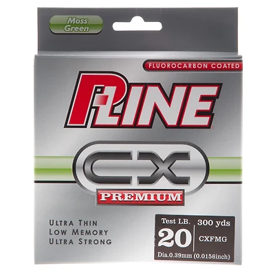 P-Line CX Premium 20 lb 300 yards Fluorocarbon Fishing Line
