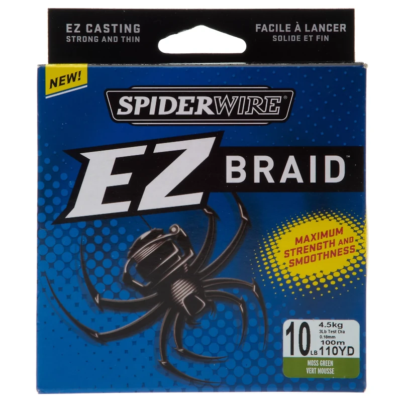 Spiderwire EZ Braid 110 yards Braided Fishing Line