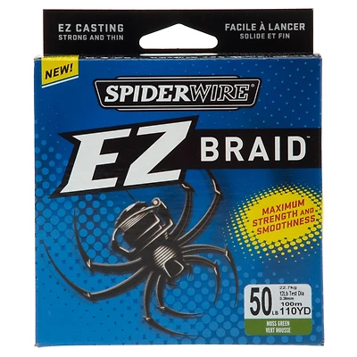 Spiderwire EZ BRAID 110-Yard Fishing Line