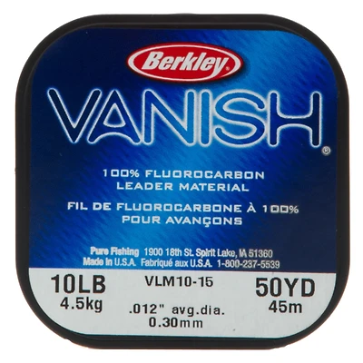 Berkley® Vanish® Fluorocarbon Leader Material